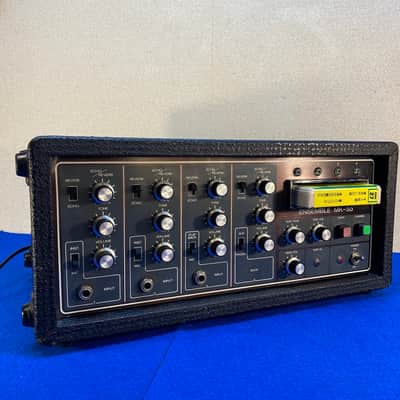 Funky 1978 Guyatone Mk-50 PA system- spring reverb having, 8 track playing, made in Japan gem image 3