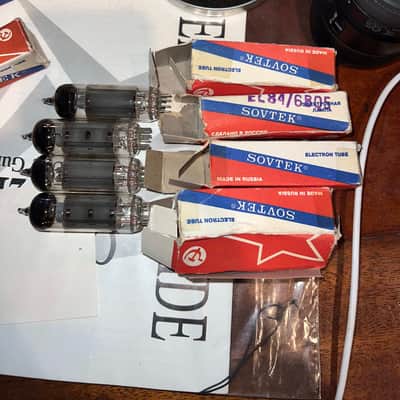 (4) Sovtek EL84/6BQ5 (+Original Packaging) Matched-Set Made in Russia Soviet-era image 1