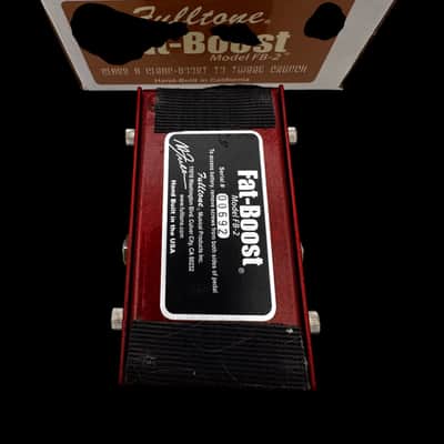Fulltone Fat Boost FB-2 2000s - Red X5442 image 5