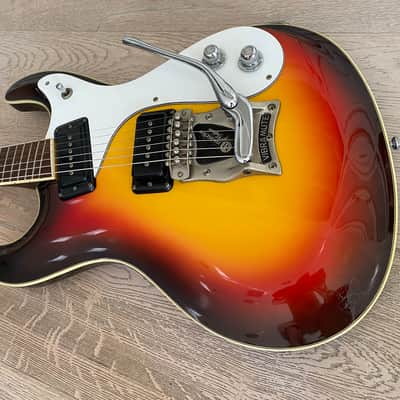 Mosrite The Ventures Super Custom '63 Sunburst Set Neck Japan MIJ OHSC image 3