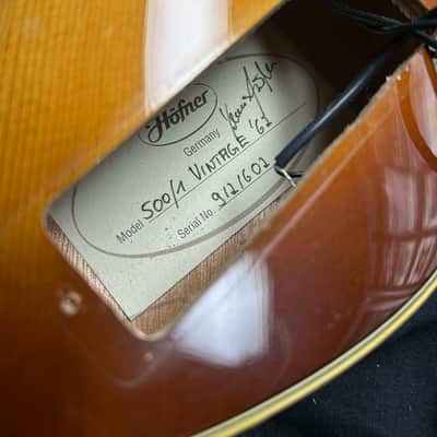 Hofner 500/1 Vintage '62 image 13