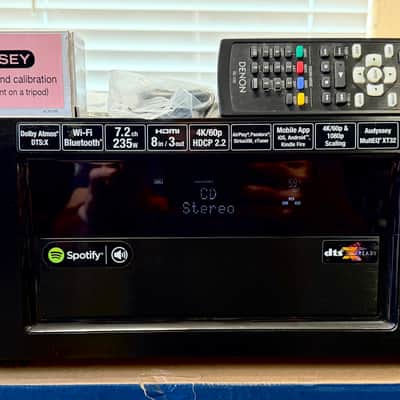 Denon IN-Command AVR-X4200W 7.2 Ch 235W 4K BT WiFi Receiver w/ Accessories; Tested SEE VIDEOS image 2