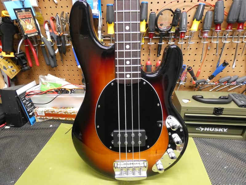 Ernie Ball Music Man Stingray Neck Through 2015 - Vintage Sunburst