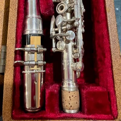 H.Bettoney "Silva Bet" Metal Clarinet 1930-40 - Silver image 10