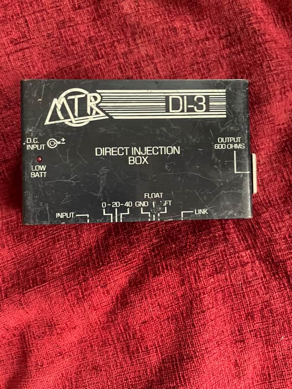 MTR DI-3 (Direct Injection Box) 600 OHMS (2 of 2) image 1