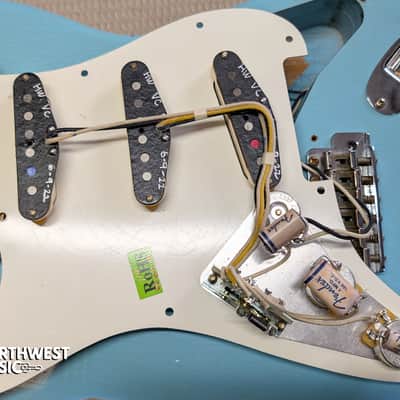 2022 Fender Custom Shop '59 Stratocaster Daphne Blue Heavy Relic image 9
