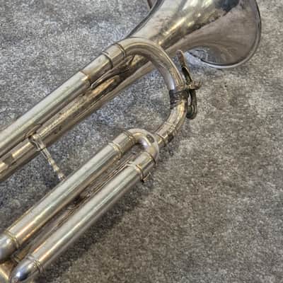Miraphone Silver Trumpet - Bb Trumpet - Fair w/ Hard Case image 2