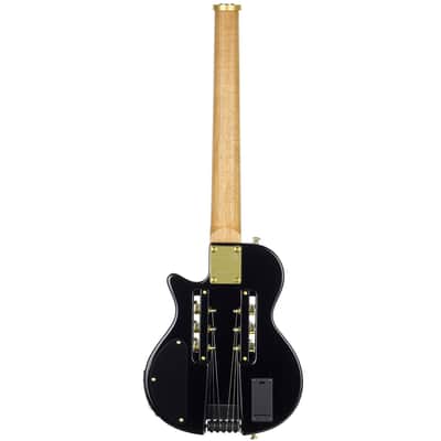 Traveler EG-1 Custom Black 6-String Electric Travel Guitar w/ Gigbag image 3