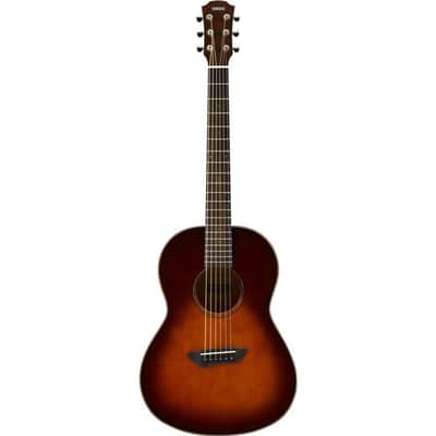 Yamaha CSF3M All-Solid Parlor Acoustic-Electric Guitar - Old Violin Sunburst image 2