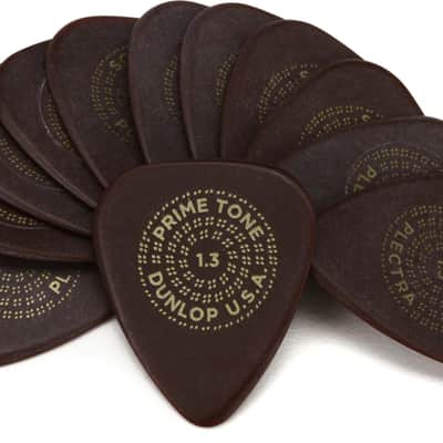 Dunlop 511R130 Primetone Standard Smooth Guitar Picks 1.3mm 12-pack image 1