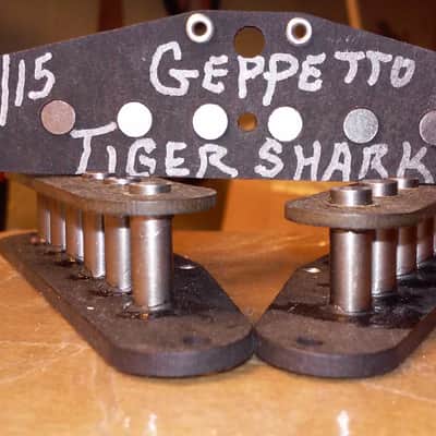 Geppetto Guitars Tiger Shark Pickup Set New With White, Cream Or Black Covers image 2