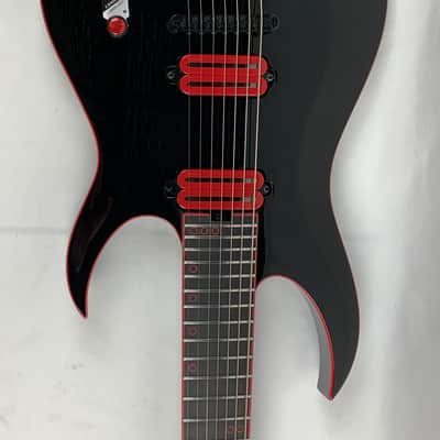Schecter Sunset-7 Red Dawn 7-String Guitar Gloss Black B-STOCK image 11