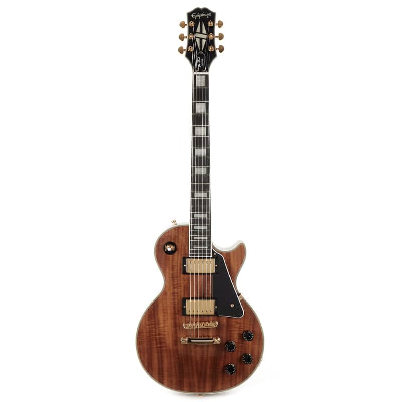 【特価】Epiphone Les Paul Custom koa Epiphone Les Paul Custom Koa | Reverb
