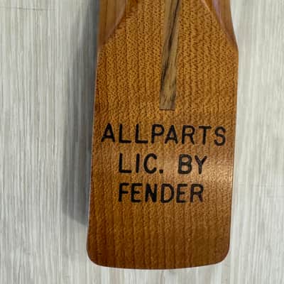 NEW Fender Licensed Allparts Flamed Quartersawn Roasted Maple Nitrocellulose Neck image 21