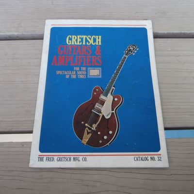 Vintage 1965 Gretsch Guitars & Amplifiers Catalog #32! Chet Atkins, White Falcon! Case Candy! image 1