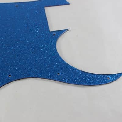 Blue Glitter Sparkle HXX Pickguard fits Ibanez(TM) RG550 Jem  RG image 3