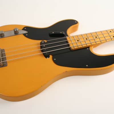 Nash Bass PB-52 Butterscotch Blonde Lollar Pickup Left Handed image 7