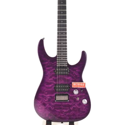 Charvel Pro-Mod Plus Dinky DK24 HH HT E QM 2026 - Present - Violet Radiance 3118gr image 2