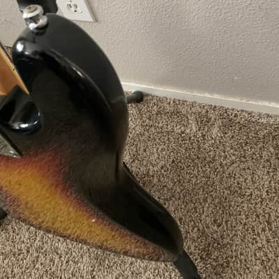 El Degas Jazz Bass 1970/1980's, Sunburst, HH Mini Humbuckers image 17