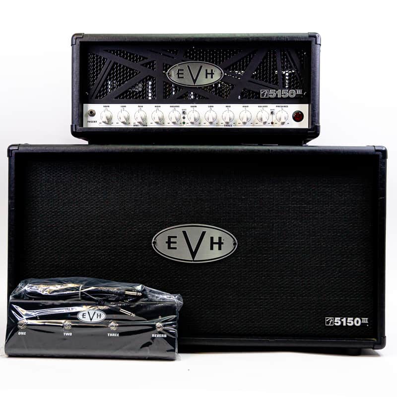 EVH 5150 III 50W 3-Channel Tube Amp Head (2011–2017) with EVH 212ST Cabinet image 1