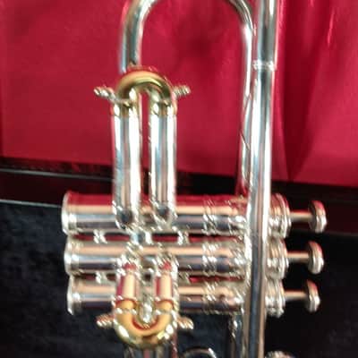 Besson MEHA .470" LARGE BORE 1972 - SILVER & GOLDPLATED image 15