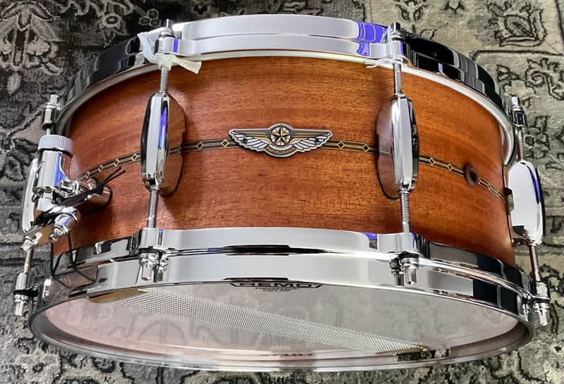 Tama Star Solid Mahogany Snare Drum 6x14” Oiled Natural Mahogany (TLH146S-OMH) image 1
