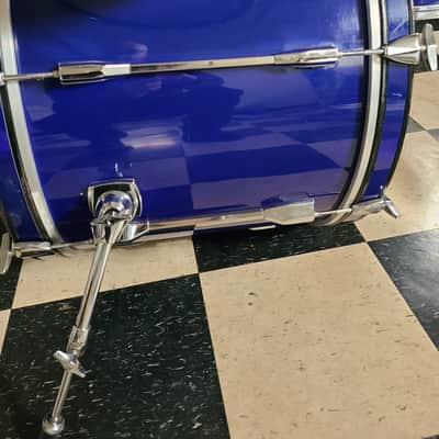 Pearl Export drum set 1980s-90s? Blue image 3