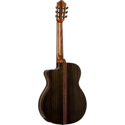 Ortega GRANDSUITE-CE Solid Spruce Top Okoume Slim Neck Nylon 6-String Acoustic-Electric Guitar w/Gig Bag image 4