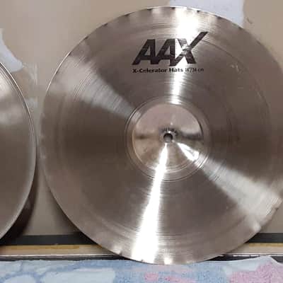 Sabian 14" AAX X-Celerator Hi-Hat Cymbals (Pair) 2005 - 2018 - Natural image 16