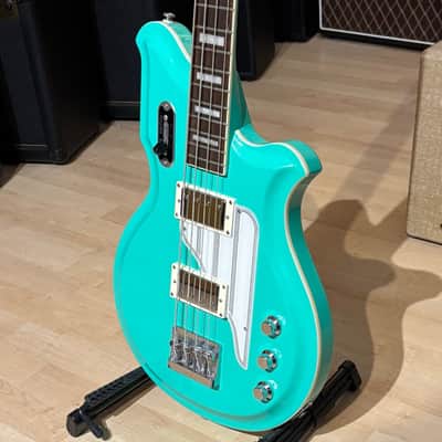 Eastwood - Airline Map Bass Long Scale - Rosewood - Seafoam Green (No Case Or Bag) - USED image 7