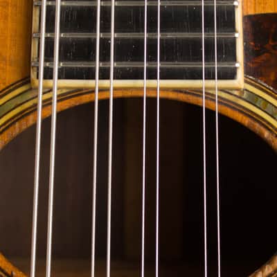 C. F. Martin Style C Flat Back Mandolin (1932), ser. #15376, black hard shell case. image 14