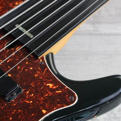 1995 Aria Pro II AVB-SB-06A Steve Bailey Signature 6-String Fretless Bass (Sunburst) image 6