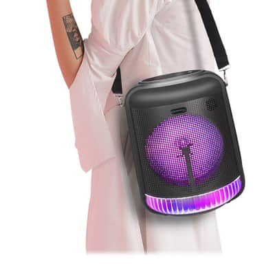 Technical Pro LIT8 Portable Bluetooth Karaoke Machine System w LED+Tablet Stand image 25