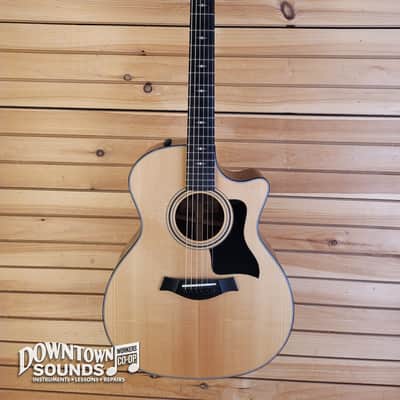 2021 Taylor 314ce Grand Auditorium Acoustic / Electric Guitar with Taylor Hard Case - Natural, 4lbs 11oz image 2