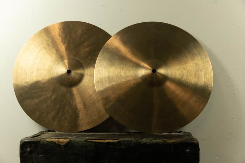 Leon 14" Hats Modern Vintage Constantinople Hi Hat Cymbals 750g 885g image 1
