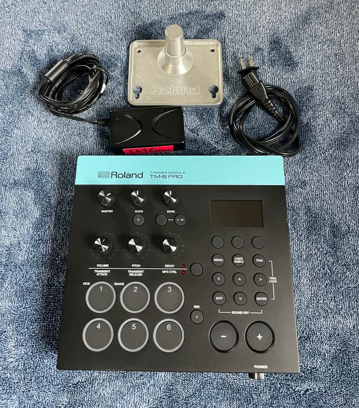 Roland TM-6 PRO Drum Trigger Module + Roland Mount + Power Supply image 1