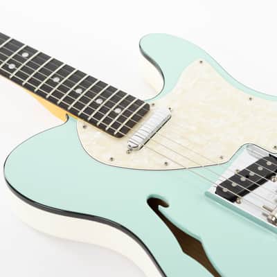 Fender Limited Edition Two-Tone American Thinline Telecaster 2019 Surf Green image 14