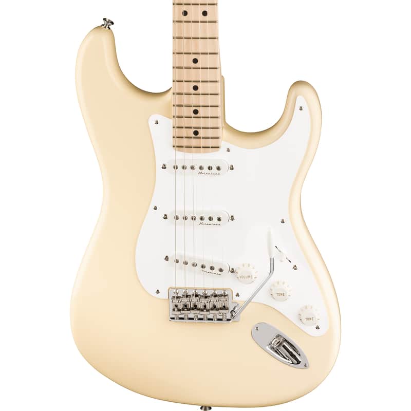 Fender Eric Clapton Stratocaster® Electric Guitar, Olympic White image 1