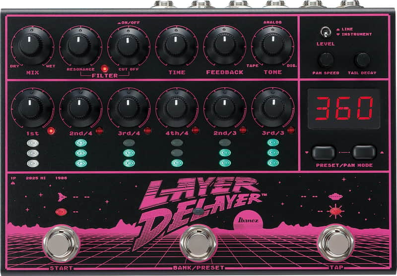 Ibanez LD-303 LAYER DELAYER VARIABLE MULTI-HEAD DELAY PEDAL image 1