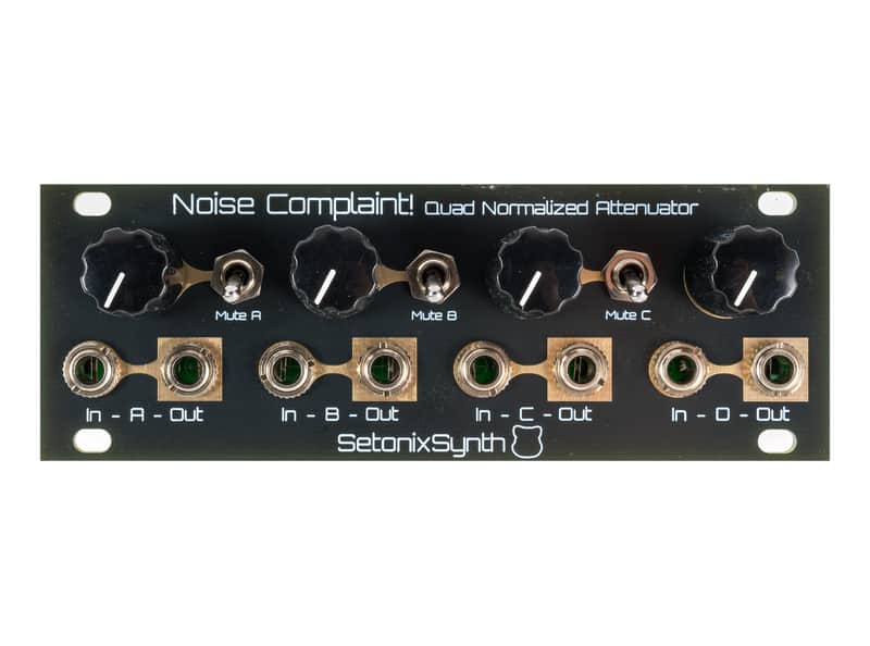 Setonixsynth Noise Complaint! Quad Attenuator (Intellijel 1U) [USED] image 1