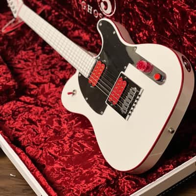 Fender John 5 Ghost Telecaster with Maple FB in Arctic White image 4