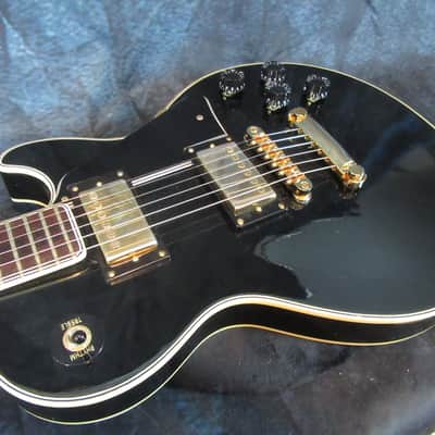 Vintage Aria Deluxe Les Paul copy 1970s - Black image 2