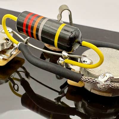 Gibson Les Paul Jr./SG Junior premium wiring harness- 50s style with 0.022uF Bumblebee capacitor image 2