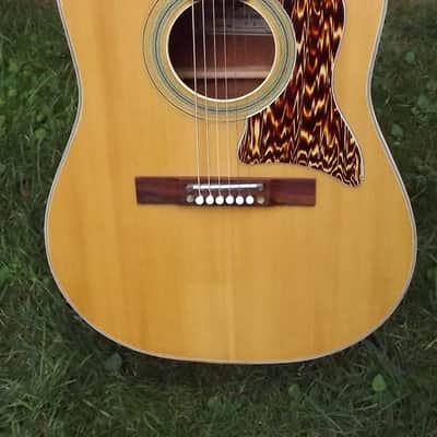 Vintage 1960's Made In Japan Kingston V-2 Acoustic Guitar W/OSC image 11