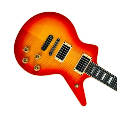 Dean USA Custom Shop Cadillac Flame Top - Trans Cherry Sunburst image 6