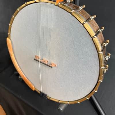 OME Alpha Open Back 5-String Banjo Natural Satin Finish w/ Gig Bag image 8