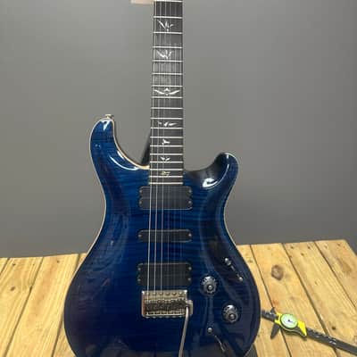 2005 PRS 513 Whale Blue Brazilian RW Neck And Fingerboard 10 Top w/OHSC image 2