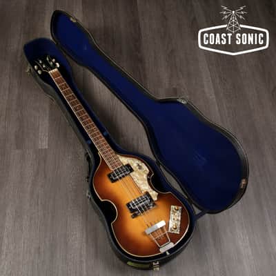 Vintage 1970 Hofner 500/1 Violin Bass Made in Germany Beatle Bass image 19