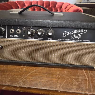Fender Bassman FEIC Pre CBS AA864 Amplifier Head 1965 image 3