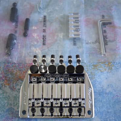 Floyd Rose Speedloader Fixed Bridge - Complete Kit - Ping - 2000's - Chrome - Mint image 5